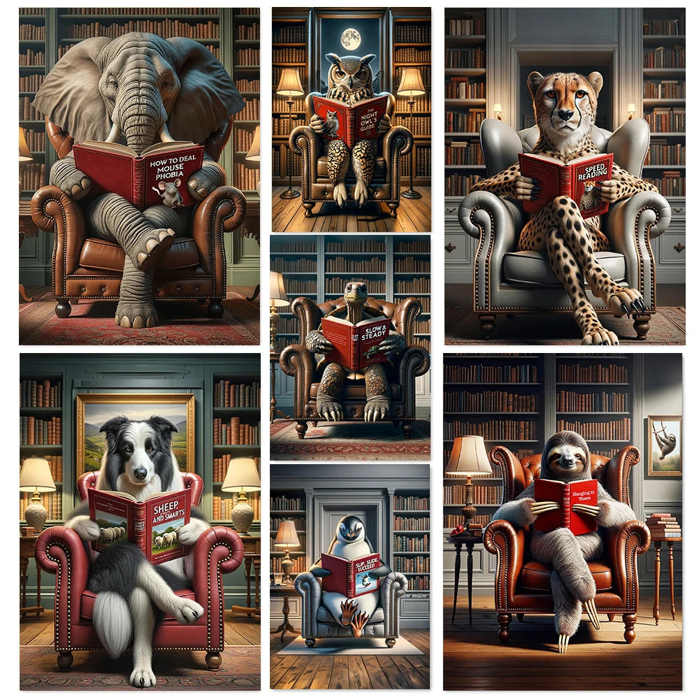 Interesting Animal Read Elephant Turtle Sheepdog Abstract Posters Prints Canvas Painting Wall Art Picture Living Room Home Decor Interesting Animal Read Elephant Turtle Sheepdog Abstract Posters Prints Canvas Painting Wall Art Picture Living Room Home Decor